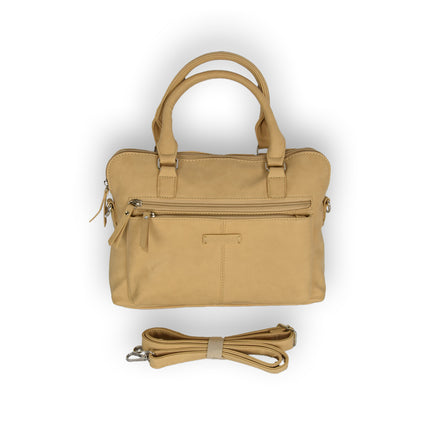 Stijlvolle beige Business Tas van Polyester - Laptoprugzak met 5 Liter Capaciteit | 30cm x 8cm x 23cm