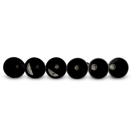 6x Zwarte Trechterset | 2-in-1 flexibel | met uitneembaar filter |  geschikt voor olie en brandstof | 17cm*14cm 