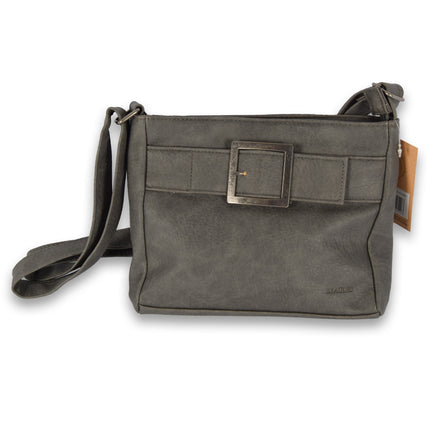 Tasje | Handtasje | Schoudertas | handtasje dames | Leren tas | 100%polyester | grey | 27.5cm*6cm*20cm