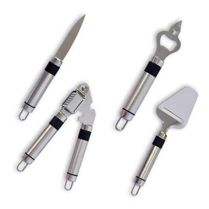 Keukengerei-sets -keukengereedschapset 9-dlg- roestvrij staal