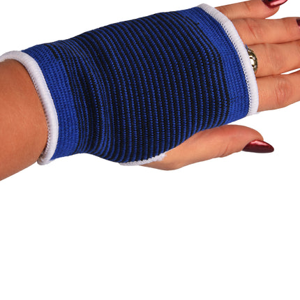 Geavanceerde Polsbandage en Polsbrace voor Uitstekende Polsondersteuning - Blauwe Sportbrace | Maat M | 8.5 cm x 13.5 cm x 13.5 cm