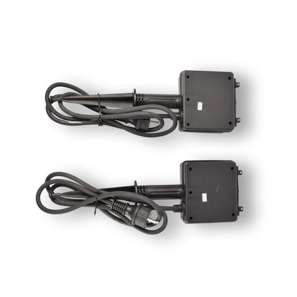 2x | Tuinstopcontact | Buitenstopcontact | 230V | IP44 | Kabellengte: 1,5 m | Waterbestendig | Tuinverlichting | Tuincontactdoos | Tuinspies | 38cm*12cm6.5cm