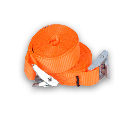 2x | Snelbinder | Spinbinder | Elastiek & metaal | Oranje | spinbinder fiets | Maximale  werklast:100kg | Verstelbaar en Sterk | 2cm*3.5cm*3cm 
