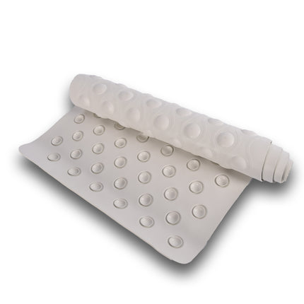 Badmat | Antislipmat | Douchemat | Wit | Wasbar | Badkamer Accessoires | Rubber | 37cm*82cm 