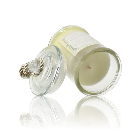 Luxe Kaarsen in Glas - Geurkaars Vanille - 34 uur Brandduur - Aromatherapie Geurkaars voor Woonkamer & Slaapkamer