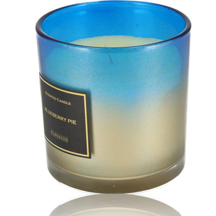 Luxe Geurkaarsen - 45 uur Brandduur - Bosbessen Taart Geurkaarsen in Glas - Perfecte Romantische Cadeau voor Haar