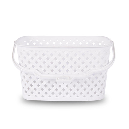 Grote Wasknijpers van 100% Gerecycled Plastic - Wit - 5 Liter - Afmetingen 15x13x21.5 cm