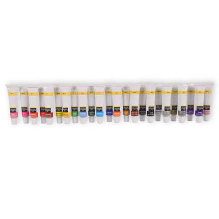 Kunstenaarsverf Set - Acrylverf Set - 25 Kleuren - Multi - Geschikt voor 4-99 jaar - Schilderset – Hobbywinkel