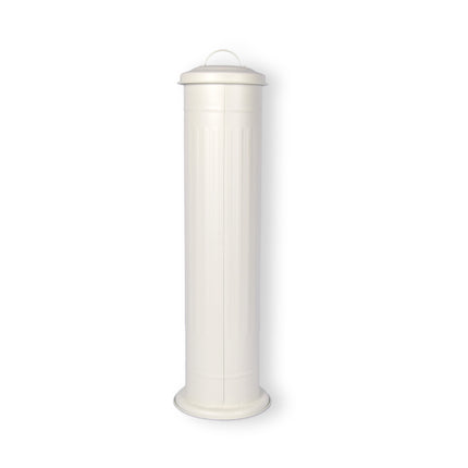 Stijlvolle Witte Staande Asbakken - Rookaccessoire van RVS - 59L - Set van 1