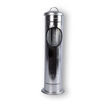 Stijlvolle Zilver Staande Asbakken - Rookaccessoire van RVS - 59L - Set van 1