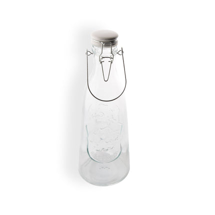 Elegante Glazen Karaf en Drinkglas Set: 2 Karaffen van 1 Liter en 8 Glazen van 250ml