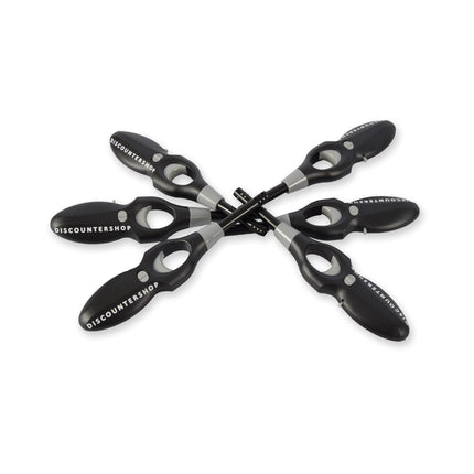 6x Krachtige Zwarte Elektrische Aanstekers - BBQ en Keuken - Afmetingen 4.5cm x 19cm
