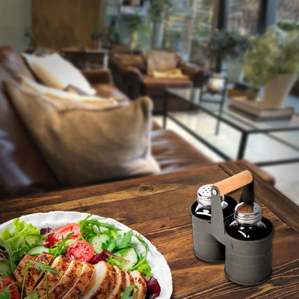 Peper en Zoutmolen set - Peper en zout stel - zoutstellen - Peper en zout set - inclusief houder -
