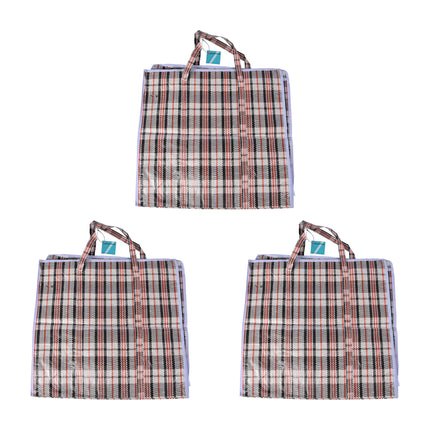 Georganiseerde Ruimte: 3 Handige Multifunctionele Opbergtassen met Rits - Kleding, Speelgoed, Wassen - Afmetingen: 50cm x 48cm x 28cm