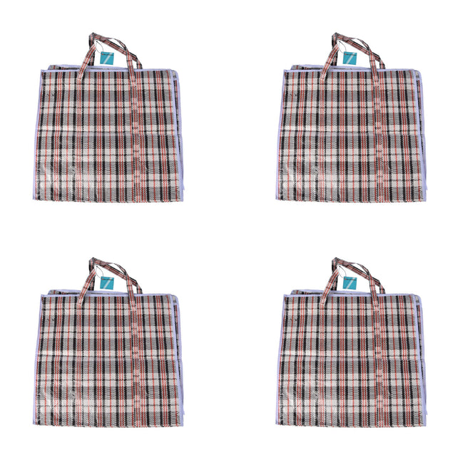 Nuttige Kleding- en Speelgoedopslag - 4x Grote Tas - 50cm x 48cm x 28cm - Inhoud: 4 x opbergtas met ritsluiting