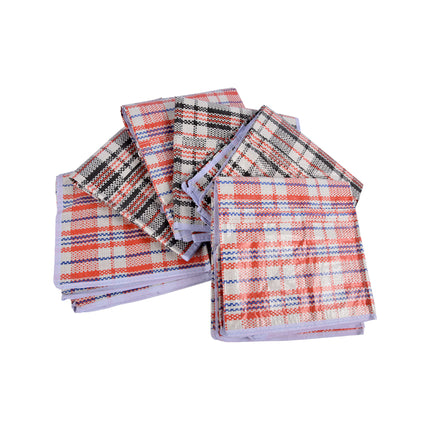 6x Grote Opbergtas met Rits - 65L - Ideaal voor Speelgoed & Kleding - Shopper Tas XXL - 50cm x 48cm x 28cm