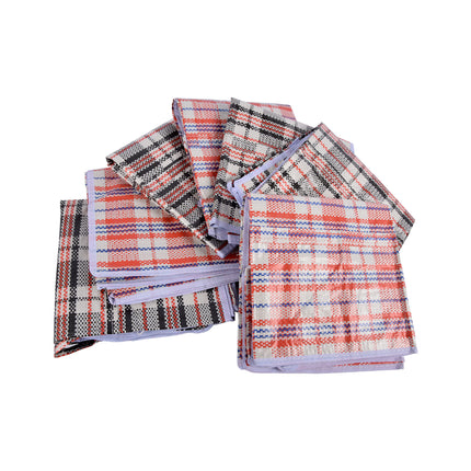 Functionele Opbergtassen 7 Stuks - 65L, 50cm x 48cm x 28cm, Rood & Zwart, Ritsluiting | Kleding, Speelgoed, Wassen | Orden je Leven!