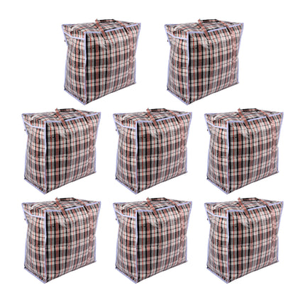 Functionele Opbergtassen 8 Stuks - 65L, 50cm x 48cm x 28cm, Rood & Zwart, Ritsluiting | Kleding, Speelgoed, Wassen | Orden je Leven!