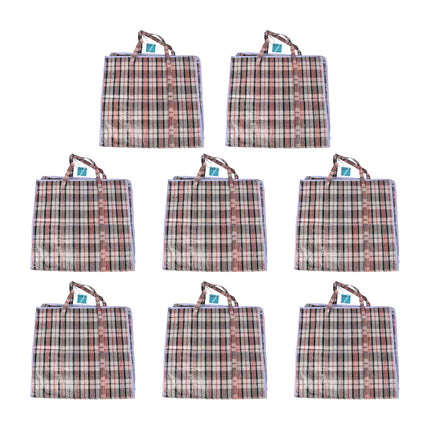 Functionele Opbergtassen 8 Stuks - 65L, 50cm x 48cm x 28cm, Rood & Zwart, Ritsluiting | Kleding, Speelgoed, Wassen | Orden je Leven!
