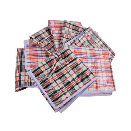 Functionele Opbergtassen 8 Stuks - 65L, 50cm x 48cm x 28cm, Rood & Zwart, Ritsluiting | Kleding, Speelgoed, Wassen | Orden je Leven!