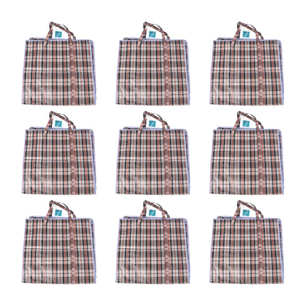 Grote XXL Opbergtas - 65L - Rood & Zwart - 50cm x 48cm x 28cm - Inclusief 9x Opbergtas met Ritssluiting