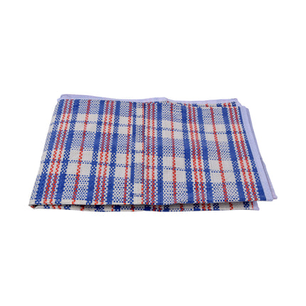 Stijlvolle Opbergtas voor Kleding en Speelgoed - XXL Shopper Bag - 95L - 70cm x 48cm x 28cm - Blauw/Wit/Rood