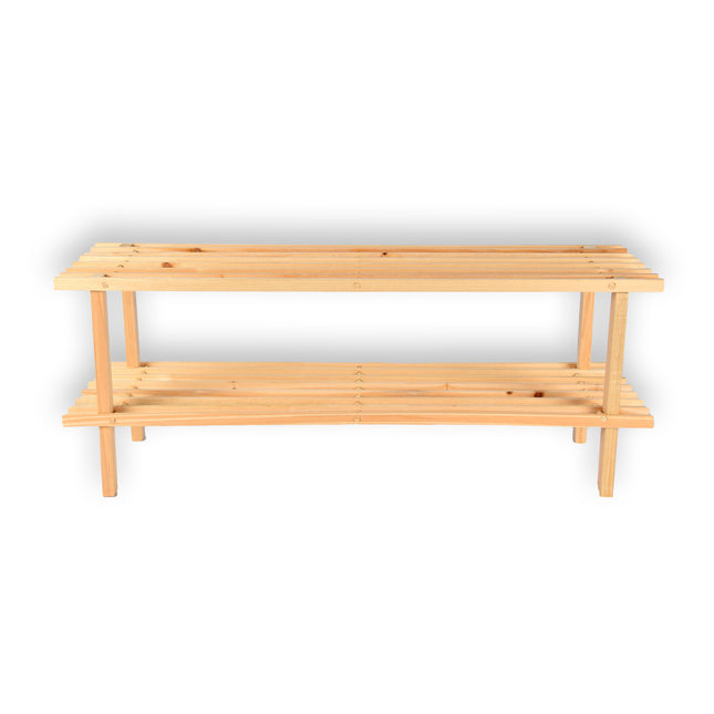 Schoenenrek | 2 laags | Schoenenkast | Houten | Schoenenhouder | Schoenenopberger | Schoenenrekje | 77cm*26cm30cm