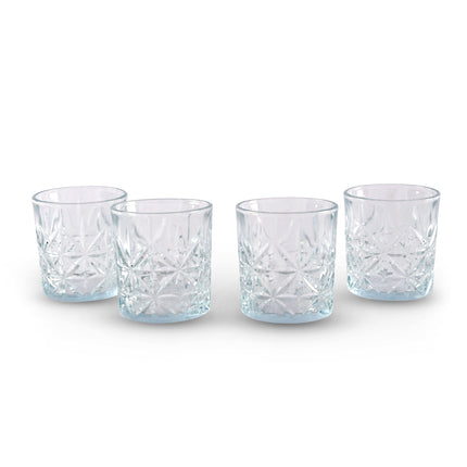 Luxe Transparante Drinkglazen Set - 4 Waterglazen - 230ml – Vaatwasmachinebestendig