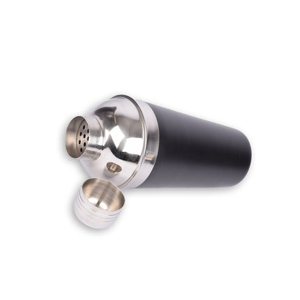 Luxe Zwarte RVS Cocktailset 4-delig | Inclusief Shaker & Koelers | Ideaal Geschenk