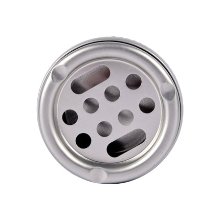 Elegante Aluminium Sigarettenasbak Voor Binnen - Stormasbak - Zilverkleurig - Diameter: 10cm 