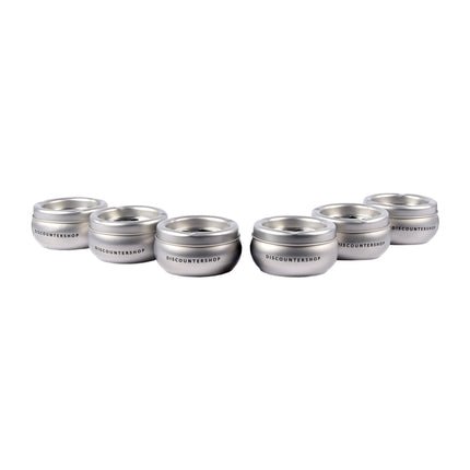 Schitterende Aluminium Stormasbak in Zilver - Ruimte voor 6 Sigaretten - 5.5cm Hoog - 10cm Diameter - Geschikt voor Binnengebruik