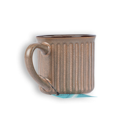 Stijlvolle Paarse Beker - Koffiebeker van Aardewerk - 250ml - Bekerset - 13cm x 9cm - Drinkbeker – Theebeker
