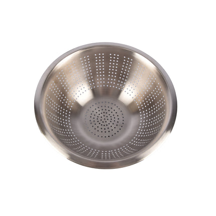 Sterk Zwart RVS Vergiet - Dimension - 28cmx28cmx11cm - Handige Keukenaccessoires - 28 cm Diameter