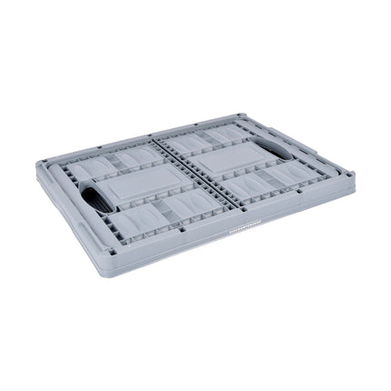Snel en Eenvoudig Opbergen Met Blauwe Opvouwbare Vouwkrat 45 Liter | Set Van 3 | Gemaakt van Gehard Plastic | 53cm x 40cm x 26cm | Max. Belasting: 35 kg | Laden Zonder Gedoe