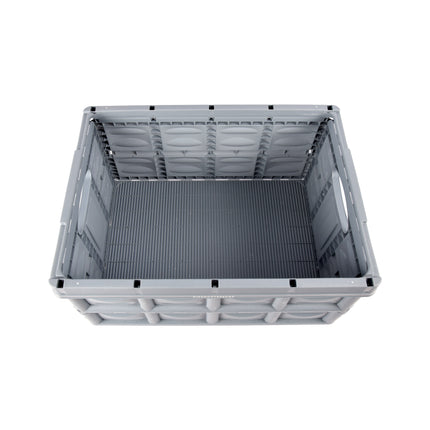 Blauwe Opvouwbare Vouwkrat 45 Liter | 5 Stuks | Gehard Plastic | Max Belasting 35 kg | 53cm x 40cm x 26cm | Maak Drive-Up Opslag Eenvoudig
