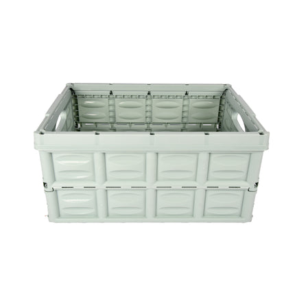 Vouwkrat 45 Liter Mintgroen | Opvouwbare Kledingmand 53cm x 40cm x 26cm | Stevige  zonder Deksel met Soft-Touch Handgrepen | Ideaal voor Opslag en Transport | Voor Kleding Gereedschap Speelgoed  Boodschappen 