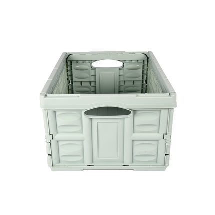 Vouwkrat 45 Liter Mintgroen | Opvouwbare Kledingmand 53cm x 40cm x 26cm | Stevige  zonder Deksel met Soft-Touch Handgrepen | Ideaal voor Opslag en Transport | Voor Kleding Gereedschap Speelgoed  Boodschappen 