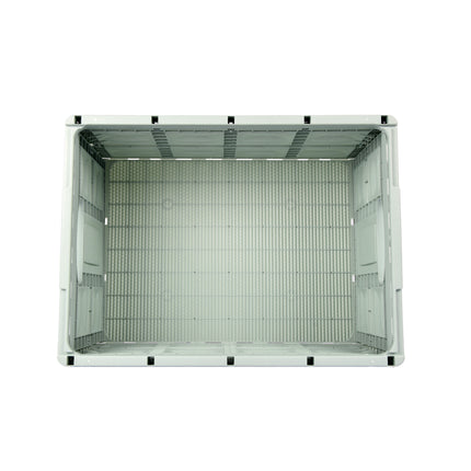 Vouwkrat 45 Liter Mintgroen | Opvouwbare Kledingmand 53cm x 40cm x 26cm | Stevige  zonder Deksel met Soft-Touch Handgrepen | Ideaal voor Opslag en Transport | Voor Kleding Gereedschap Speelgoed  Boodschappen 