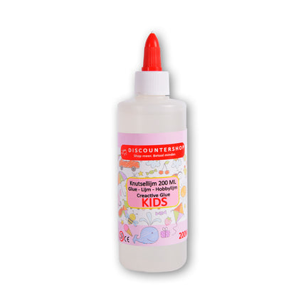 4x Knutsellijm 800ml - Lijm - All purpose glue - Glue - Kinderlijm - Knutselen - Goedkope knutsellijm - Doorzichtige knutsellijm - Knutsellijm 800 ml - Lijm - All purpose glue - Glue - Kinderlijm - Knutselen - Goedkope knutsellijm -