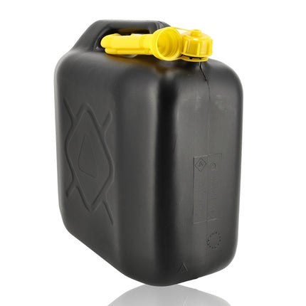 20 Liter Jerrycan UN-gecertificeerd – Stevig Kunststof (HDPE) voor Benzine, Diesel en Andere Vloeistoffen met Flexibele Schenktuit
