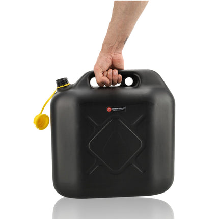 20 Liter Jerrycan UN-gecertificeerd – Stevig Kunststof (HDPE) voor Benzine, Diesel en Andere Vloeistoffen met Flexibele Schenktuit