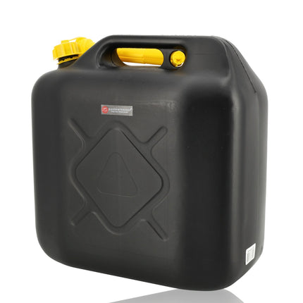 20 Liter Jerrycan UN-gecertificeerd – Stevig Kunststof (HDPE) voor Benzine, Diesel en Andere Vloeistoffen met Flexibele Schenktuit