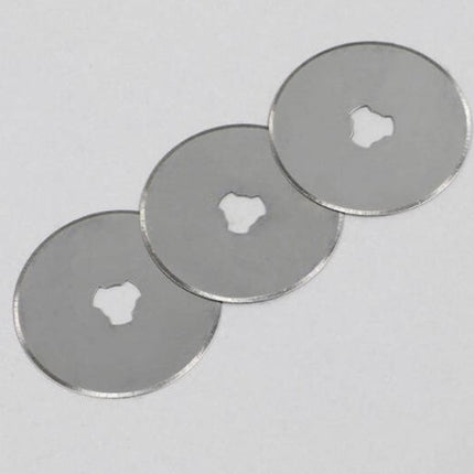 Reservemes voor rolmes, Ø 45 mm, 3 st - Rolmes 3 stuks Reservemes Rolmes 45 Mm Staal – Stofschaar – Stof Snijder Roller – Rolmes 45 mm – Comfort – Rolmes stof – Naaien – Naaiset – Rolmes Voor Stof – Rolmessen – Snijmes