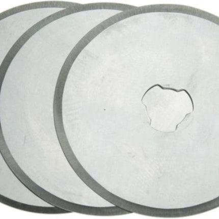 Reservemes voor rolmes, Ø 45 mm, 3 st - Rolmes 3 stuks Reservemes Rolmes 45 Mm Staal – Stofschaar – Stof Snijder Roller – Rolmes 45 mm – Comfort – Rolmes stof – Naaien – Naaiset – Rolmes Voor Stof – Rolmessen – Snijmes