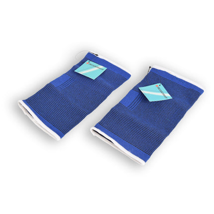Comfortabele Elleboogbrace - Blauw - Maat - L - 2 Stuks - 90 g - 12 cm Breedte - 22 cm Hoogte