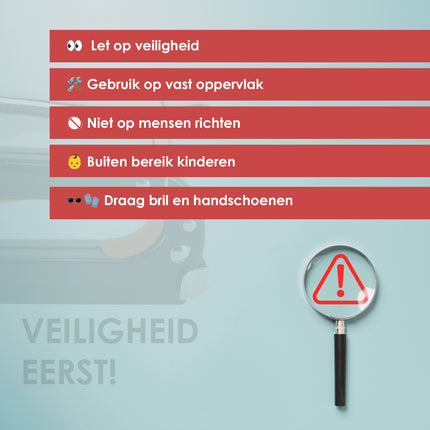 Nietpistool met Nietjes - Set van 4 | Nietmachine Inclusief Verschillende Soorten Nietjes (maten: 4–14 mm, 10–12 mm en 10–14 mm)