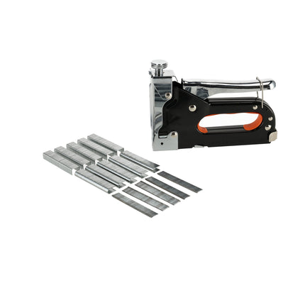 Nietpistool met Nietjes - Set van 4 | Nietmachine Inclusief Verschillende Soorten Nietjes (maten: 4–14 mm, 10–12 mm en 10–14 mm)