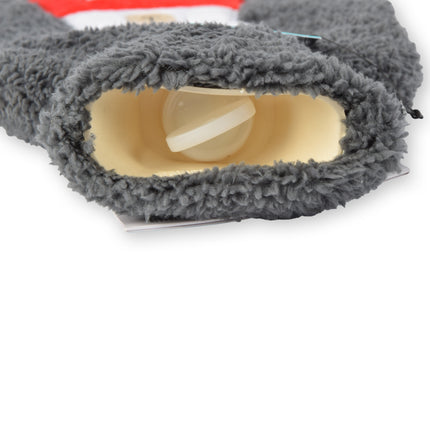 Warmwaterkruik met Hoes - Donker Grijs, Polyester & Natuurrubber - 850ml - Voor Kinderen - Liefdevolle Pinguïn Knuffelhoes 
