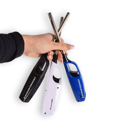 Compacte BBQ Starter – 61g - Blauw - Navulbare Aansteker voor Snel en Gemakkelijk BBQ Aansteken – 4cm x 2cm x 28cm