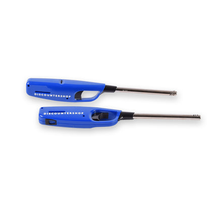 2x Compacte BBQ Starter – Blauw - Navulbare Aansteker voor Snel en Gemakkelijk BBQ Aansteken – 4cm x 2cm x 28cm